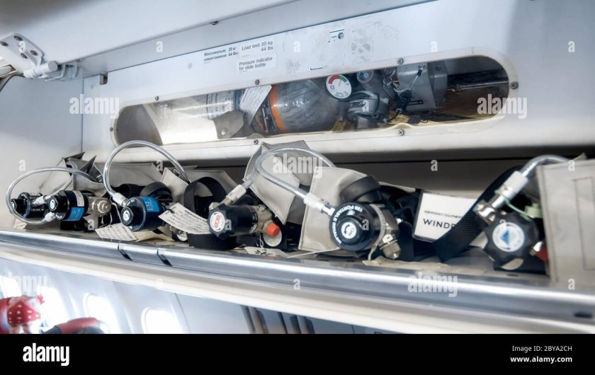 Кислородное оборудование самолета