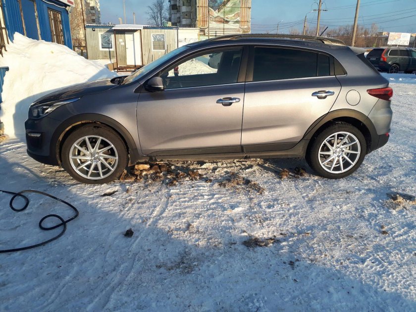 Киа Рио х лайн на 17 колесах