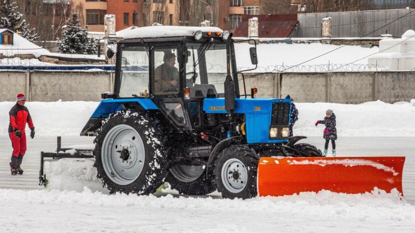 Отвал на МТЗ 82.1