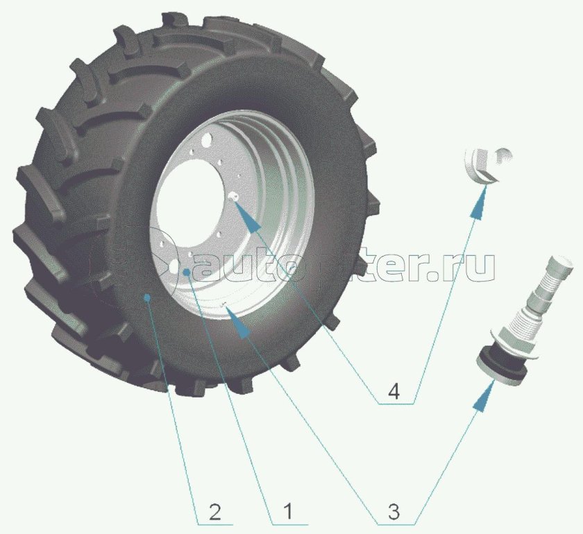 Система сдваивания колес МТЗ 3522