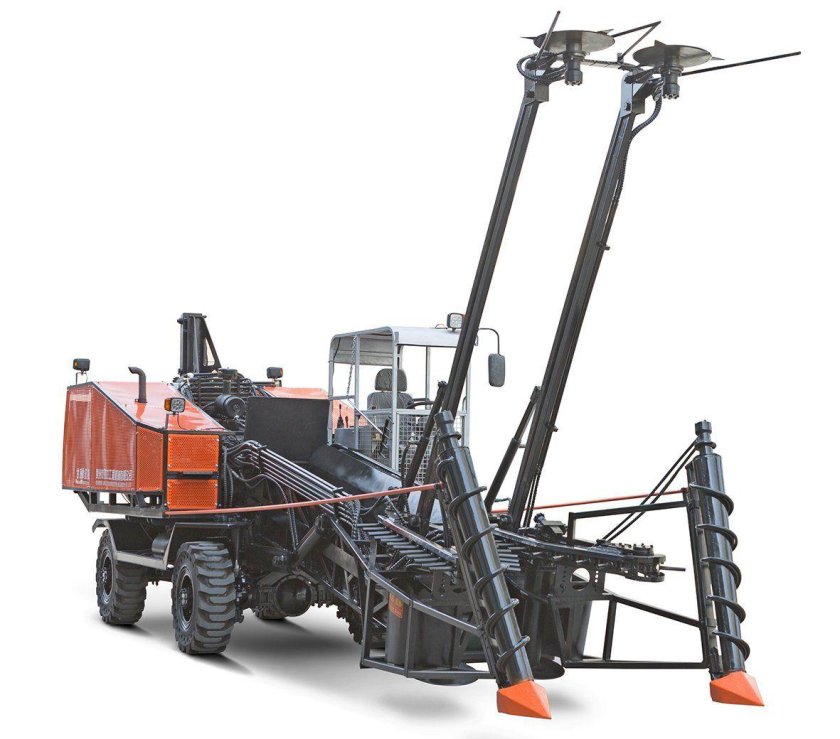 Комбайн для сбора сахарного тростника