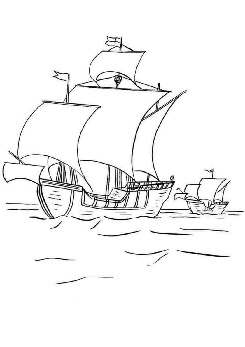 Корабль для рисования