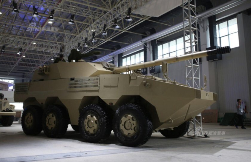 Китайский колесный танк st1