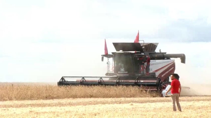 Беспилотный комбайн Ростсельмаш