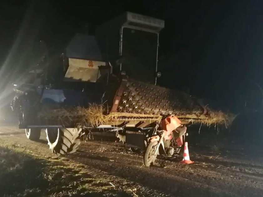 Попал под жатку комбайна