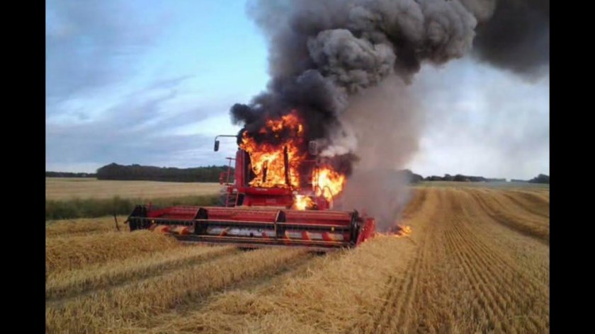 Пожары на сельскохозяйственных объектах