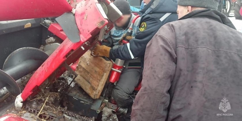 Затянуло в измельчитель