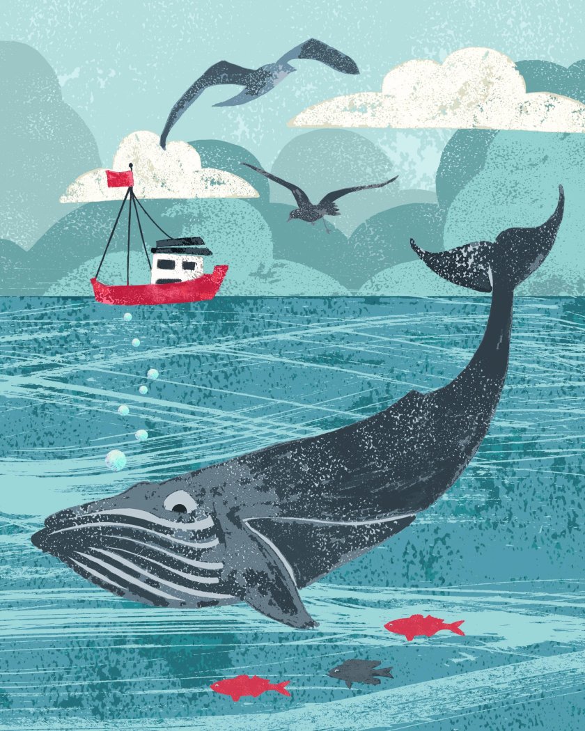 Кит картина