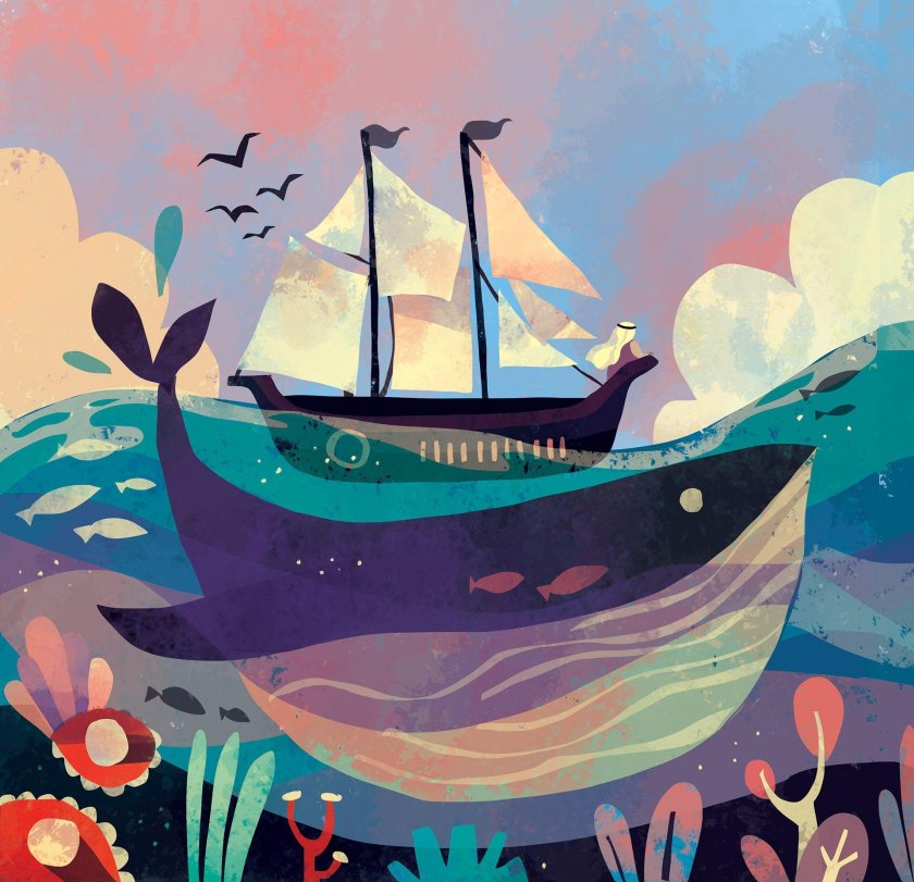 Море рисунок