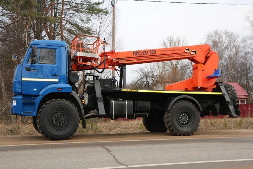 ПСС-131.22Э на шасси КАМАЗ-43502