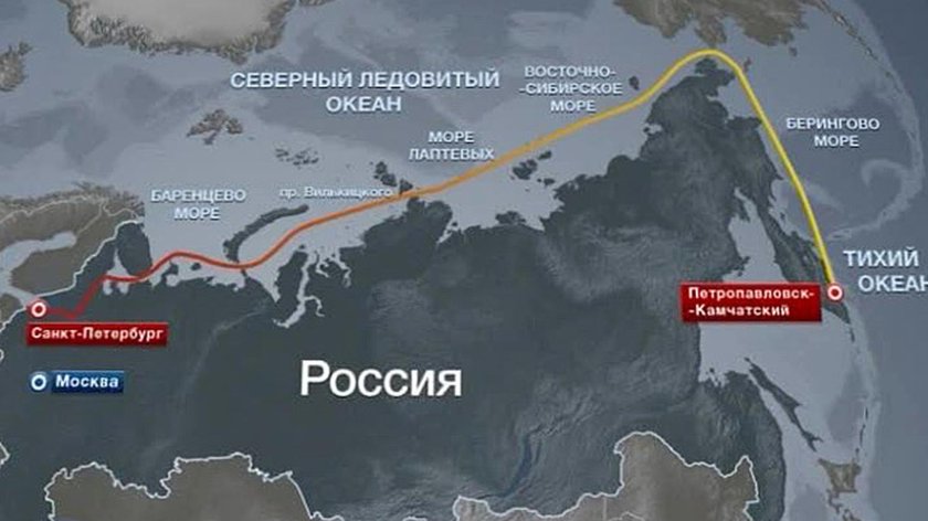 Северный морской путь Мурманск Владивосток