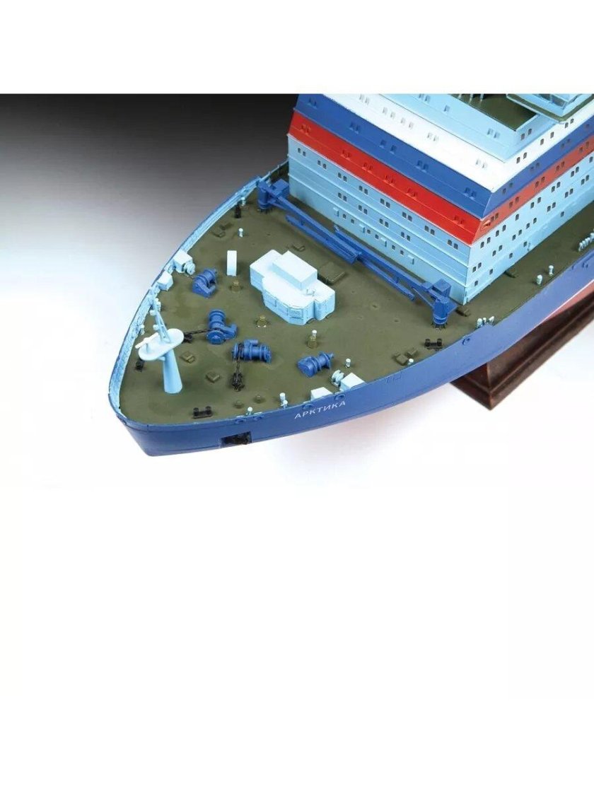 Сборная модель zvezda российский атомный ледокол Арктика проект 22220 1 350
