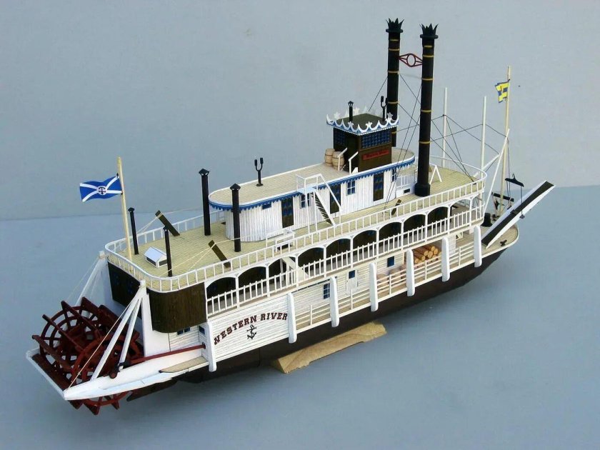 Колесный пароход вестерн Ривер