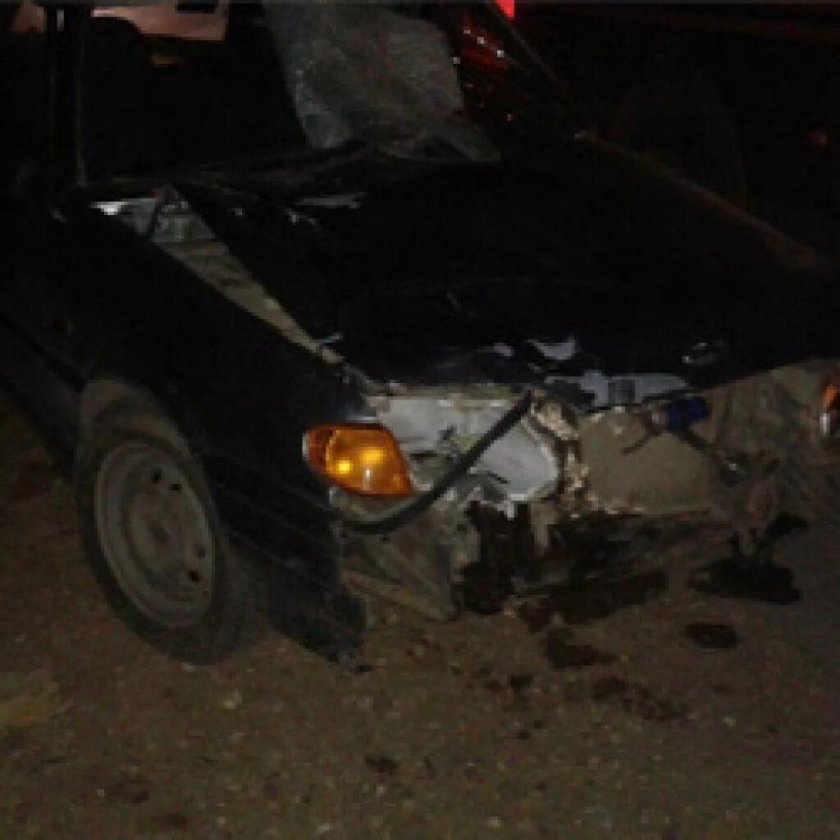 ВАЗ 2114 черная Разбитая летом