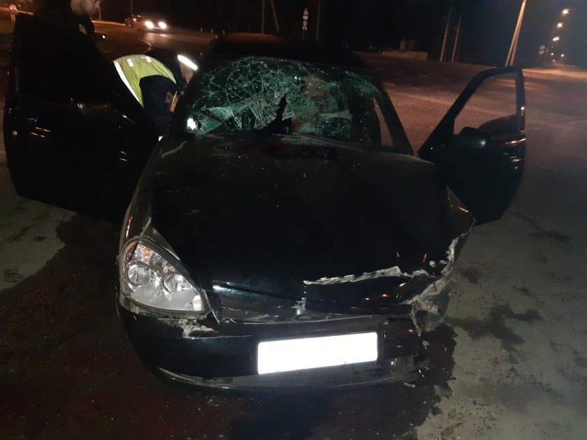 ДТП Приора черная хэтчбек