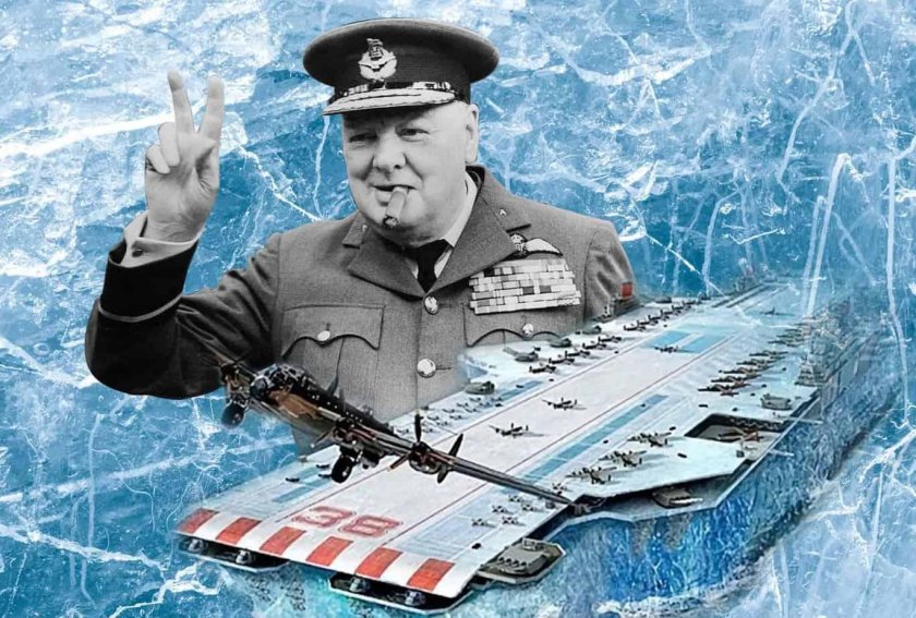 Ледяной авианосец британцев