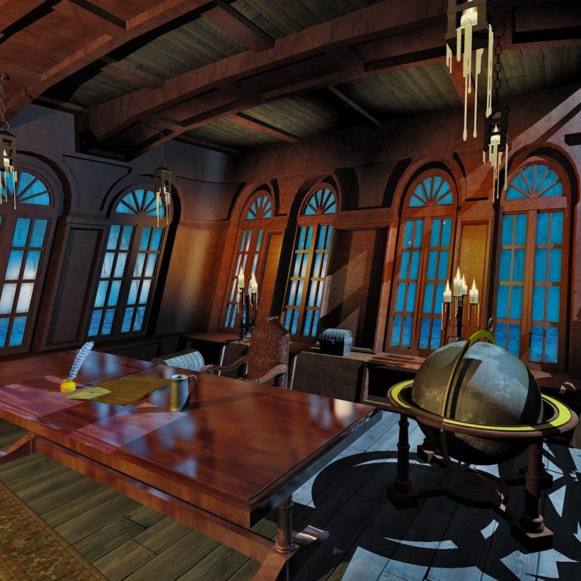 Каюта капитана Немо