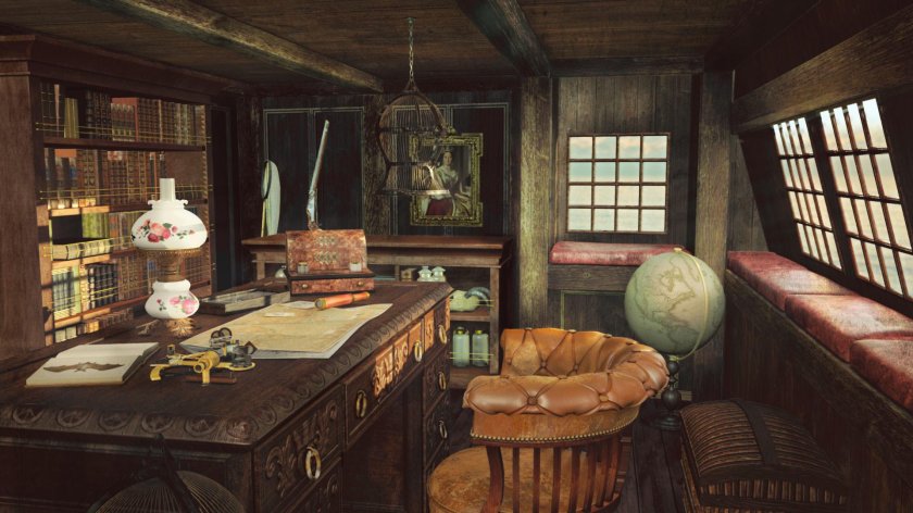 Pirate ship Captain Room