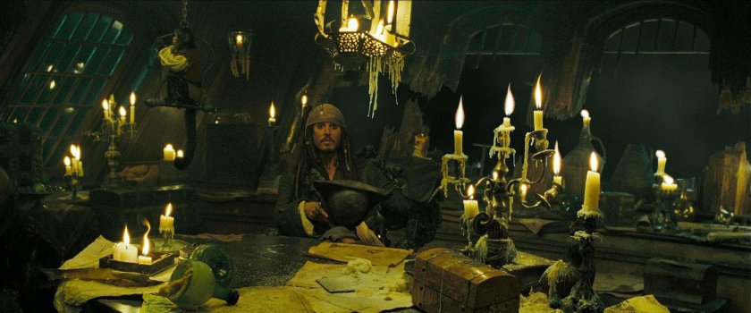 Черная Жемчужина корабль каюта капитана