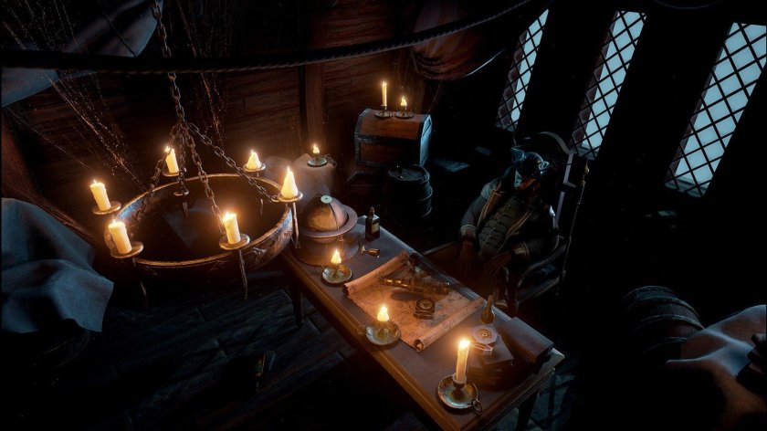 Пираты Карибского моря каюта капитана