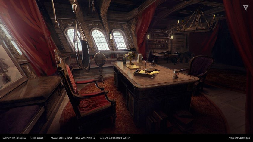 Каюта капитана Black Flag