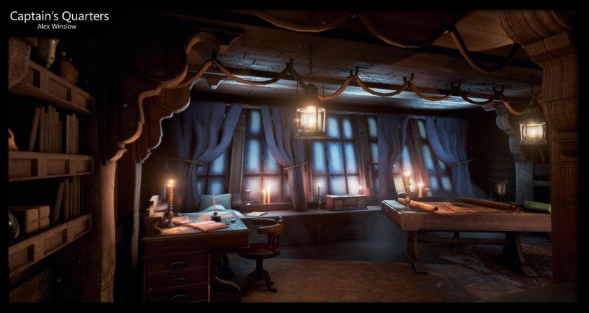 Каюта капитана Black Flag