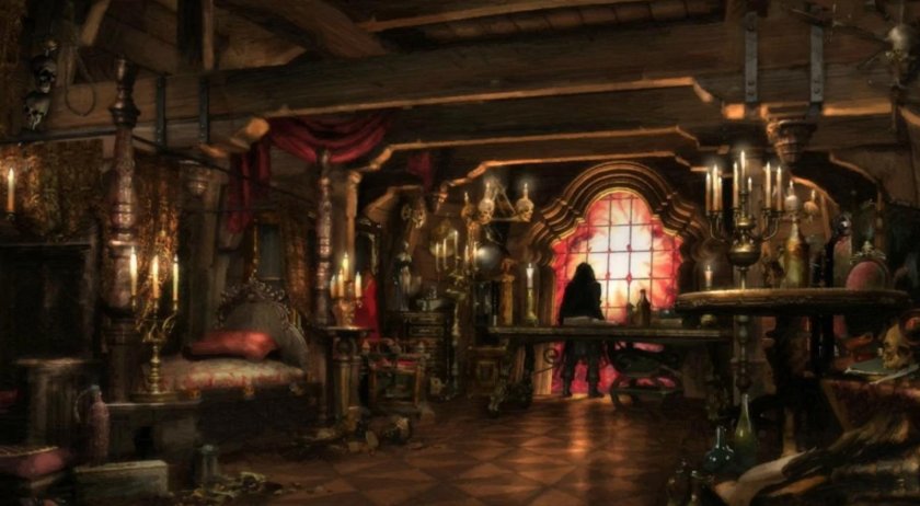 Каюта капитана пиратского корабля пираты Карибского моря