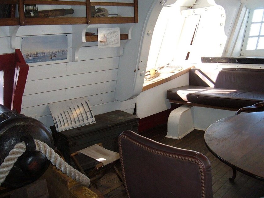 HMS Victory каюта капитана