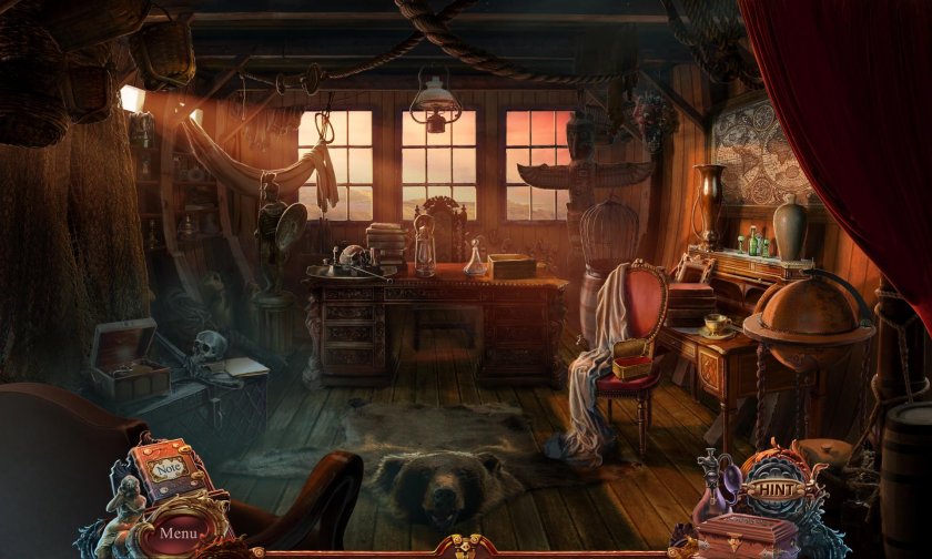 Пиратская каюта капитана