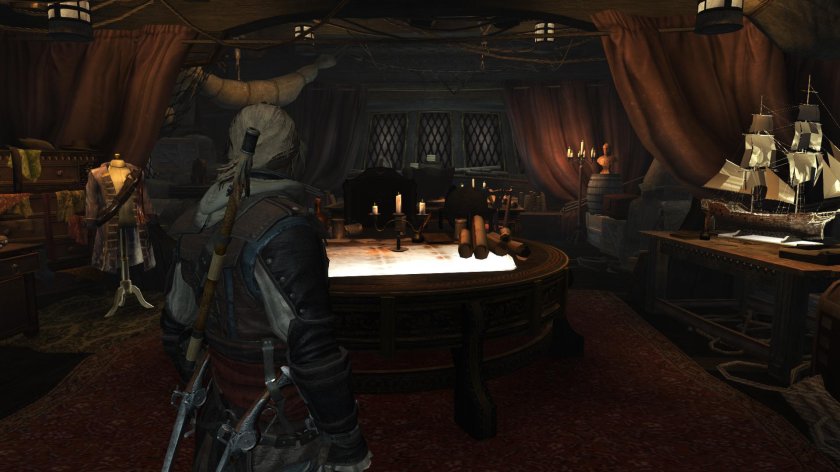 Assassins Creed 4 каюта капитана