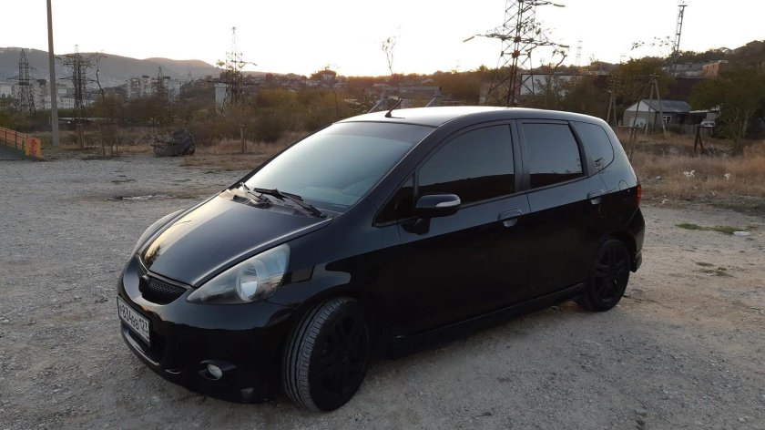 Хонда джаз 2005 черный