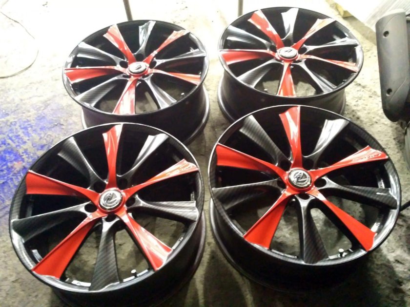 Двухцветные колесные диски