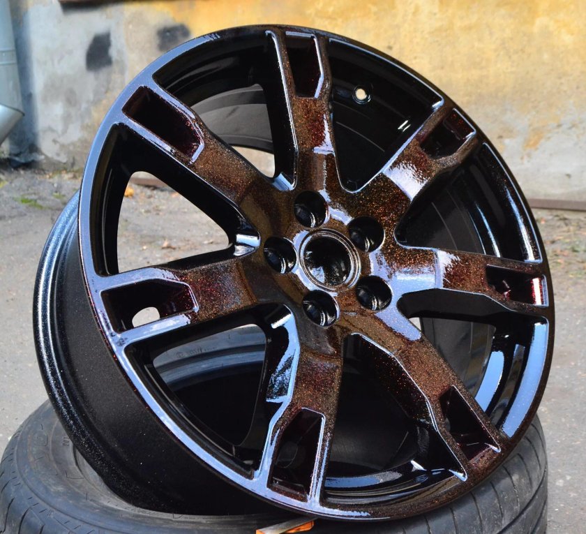 Двухцветная покраска дисков