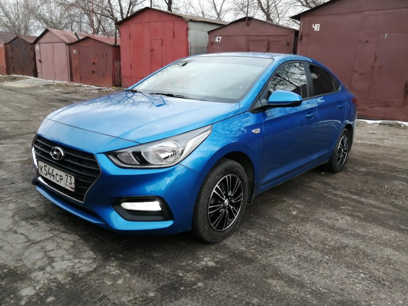 Hyundai Solaris 2017 на литье