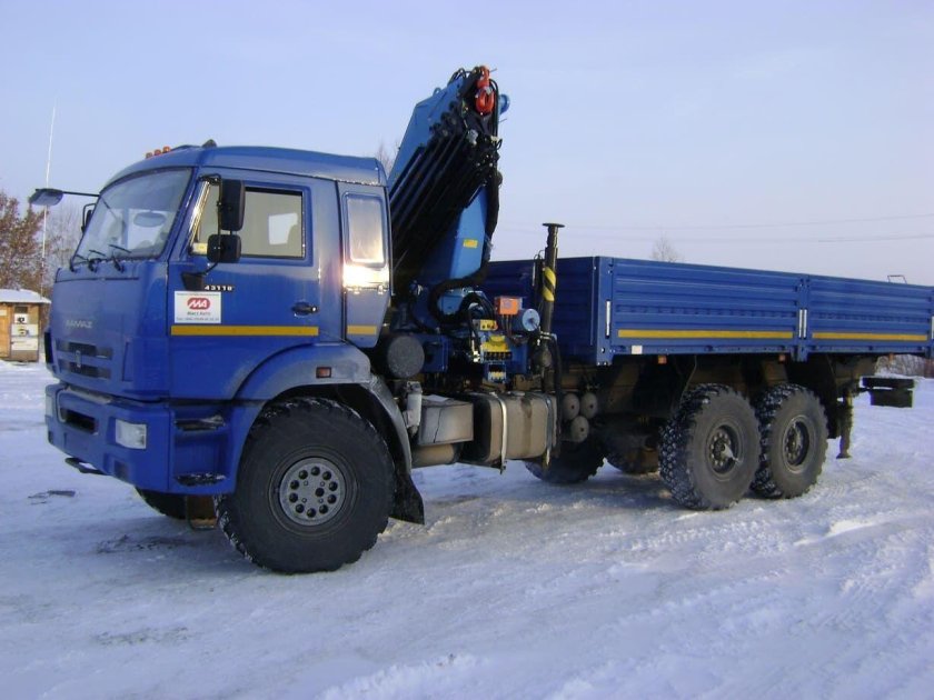КАМАЗ 43118 С манипулятором