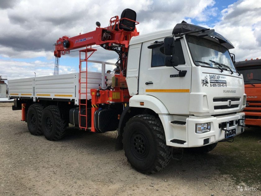 КАМАЗ 43118 С КМУ Kanglim 1256