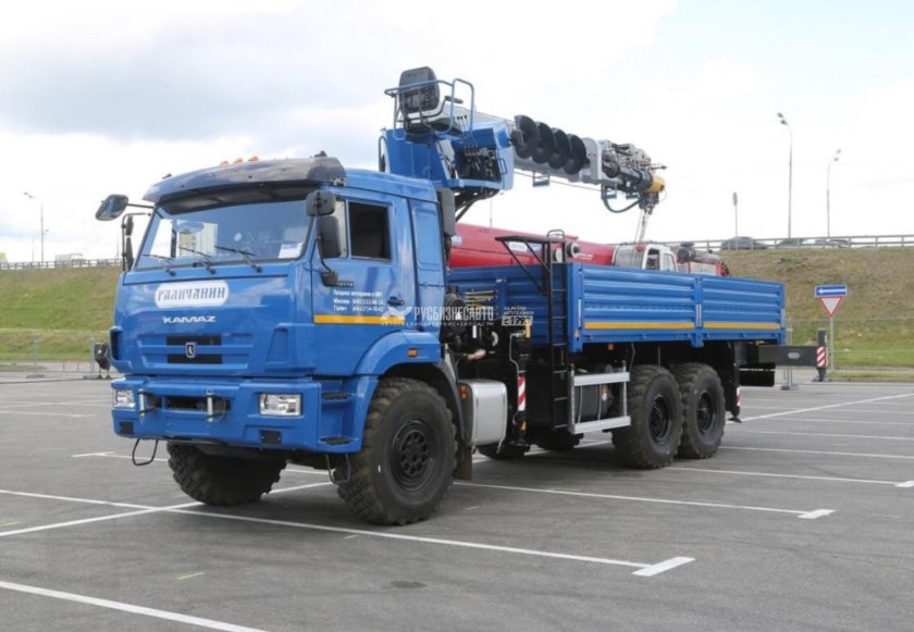 КАМАЗ 43118 С КМУ Галичанин 150