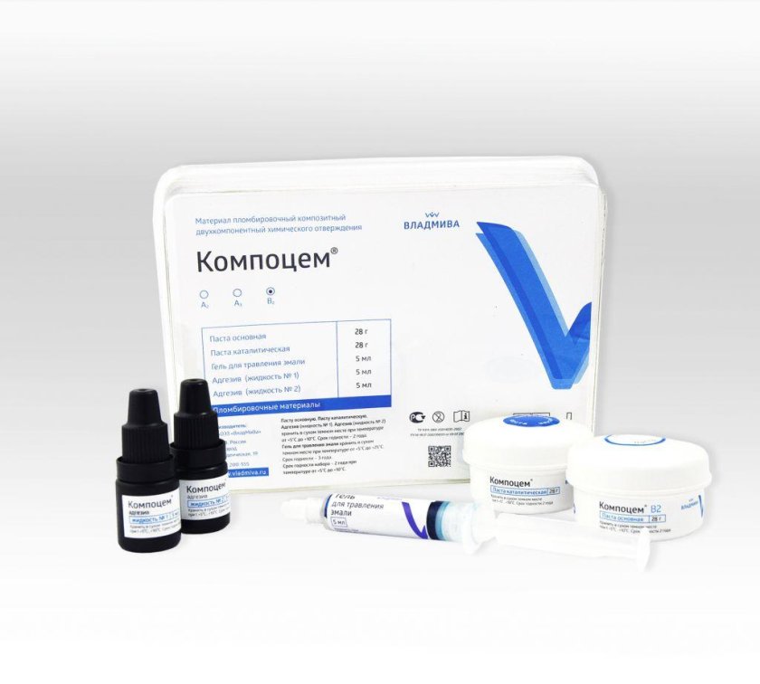 Пломбировочный материал композит ВЛАДМИВА