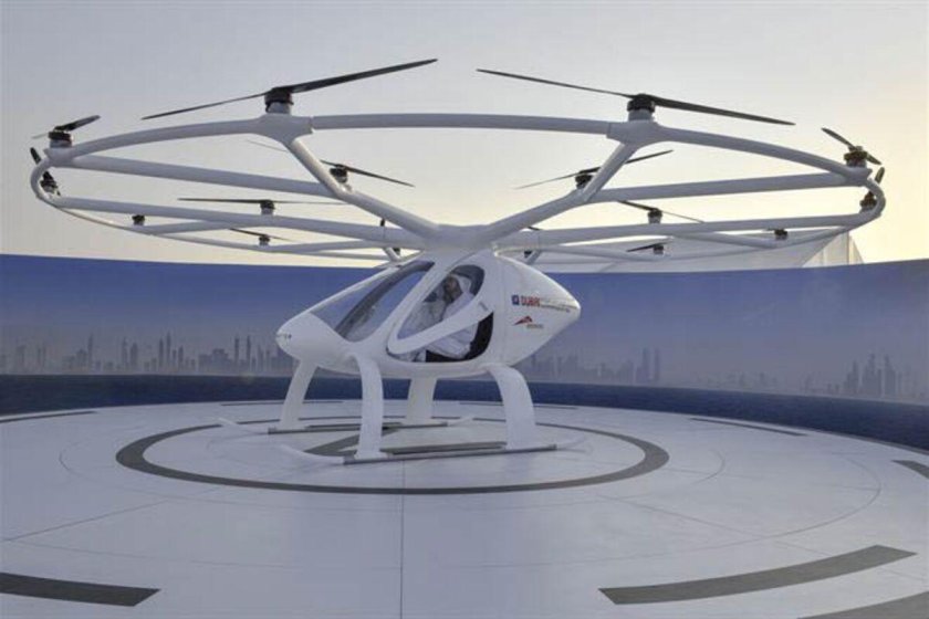 Дубай аэротакси беспилотное