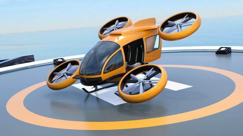 Экран заказа воздушного такси