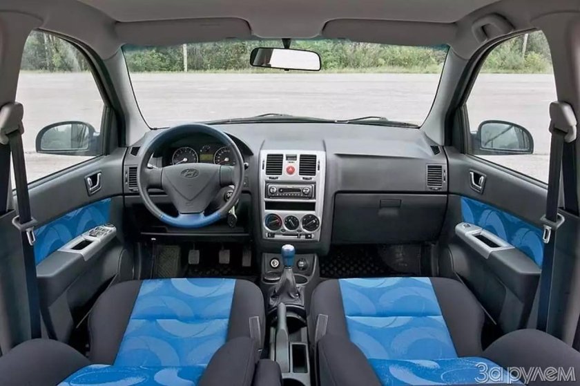Hyundai Getz 1.4 at, 2008, салон