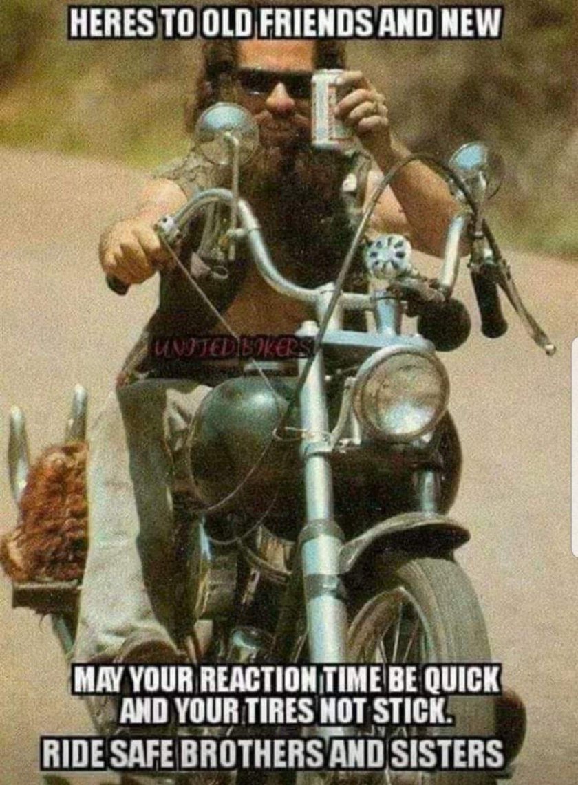 Байкер с бородой