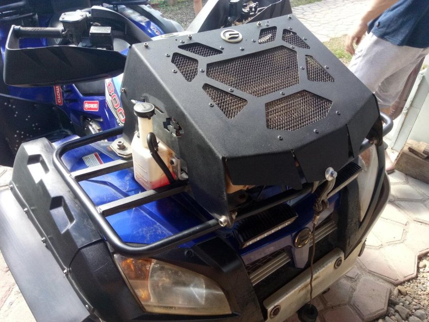 Вынос радиатора на квадроцикл CF Moto х10