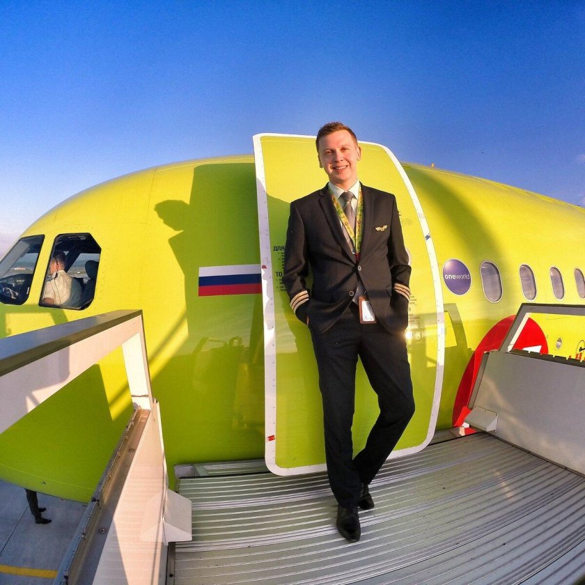 Пилот Airbus Юрий