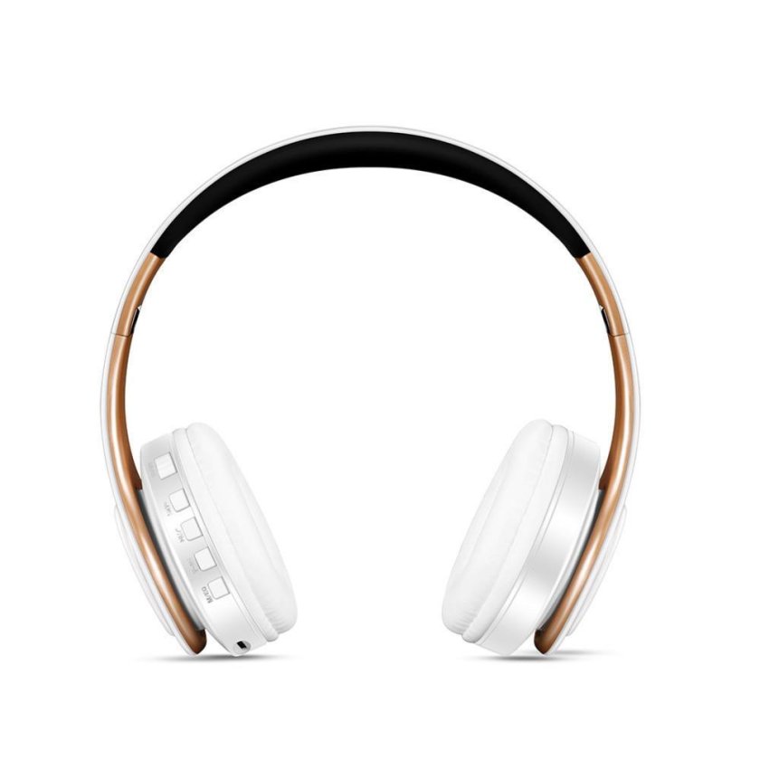 Наушники беспроводные золотые