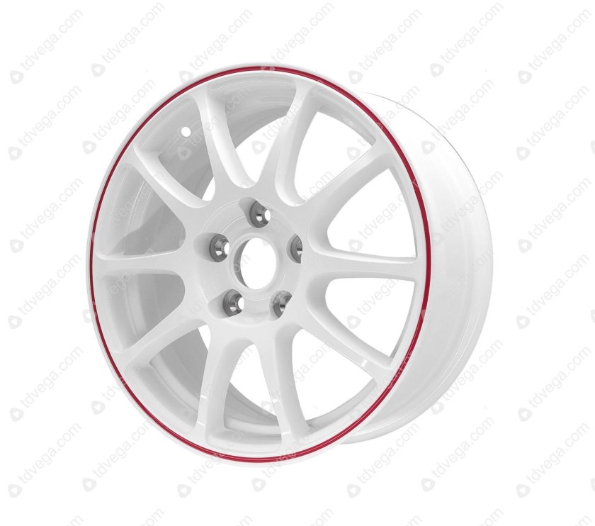 TG Racing tgr001 6,5x15 4x98 et38 d58,5 White Red Ringр 15 Лада Приора