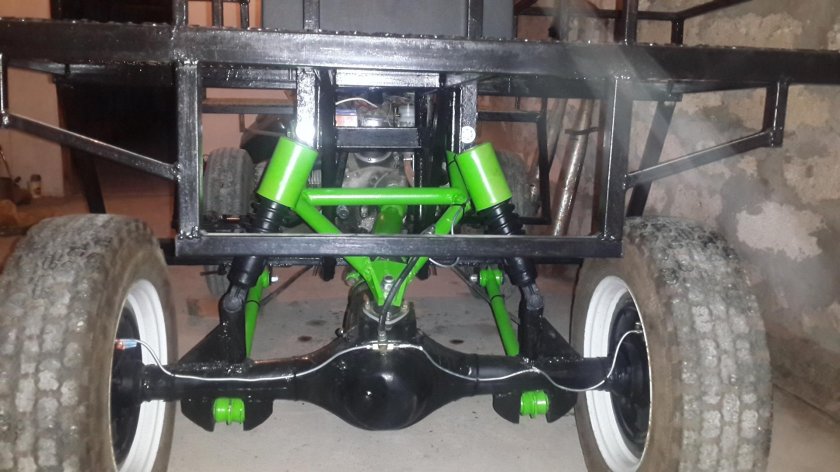 Самодельный квадроцикл 4х4 с двигателем Лифан