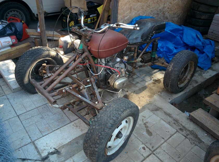 Квадроцикл из мотоцикла Урал 4х4