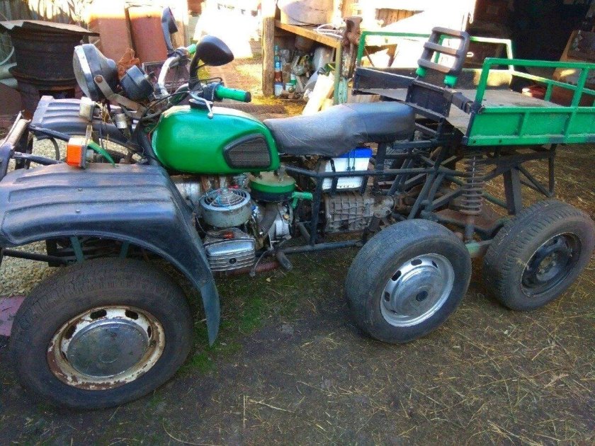 Квадроцикл из мотоцикла Урал 4х4