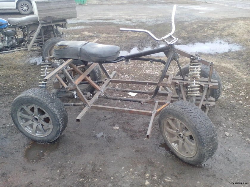Квадроцикл из мотоцикла Урал 4х4